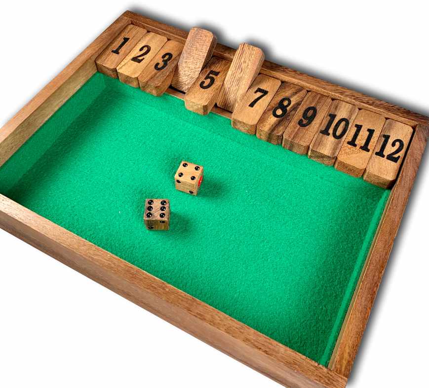 Shut the box dice game