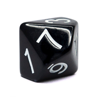 Opaque Black w/ White Ink  