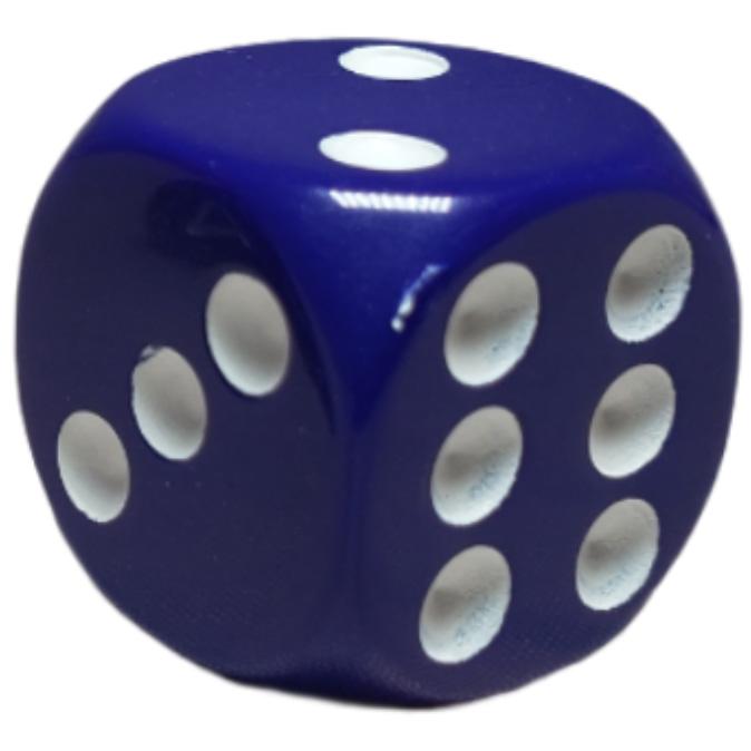 Dice d6 pipped 18mm