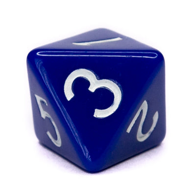 Opaque Dark Blue w/ White Ink  