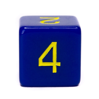 Opaque Dark Blue w/ Yellow Ink  