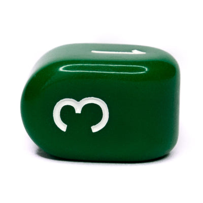 Opaque Dark Green w/ White Ink  