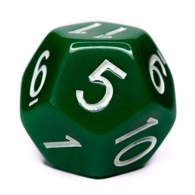 Opaque Dark Green w/ White Ink  