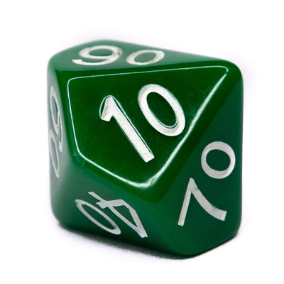 Opaque Dark Green w/ White Ink  