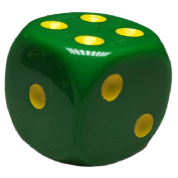 Dice d6 pipped 18mm