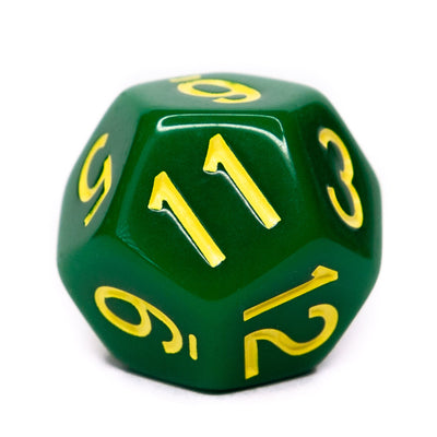 Opaque Dark Green w/ Yellow Ink  