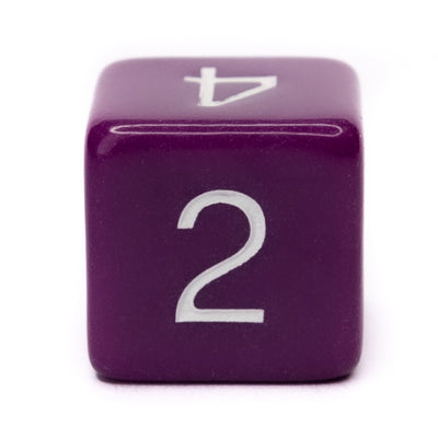 Opaque Dark Purple w/ White Ink  