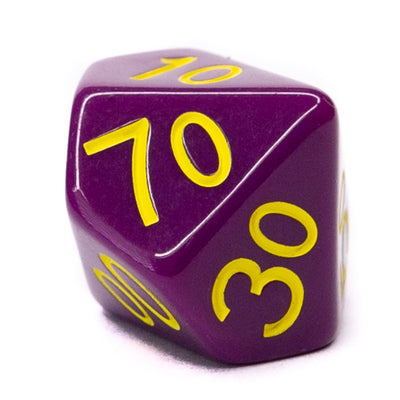 Opaque Dark Purple w/ Yellow Ink  