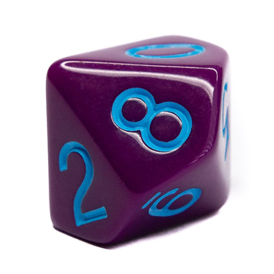 Opaque Dark Purple w/ Lt Blue Ink  