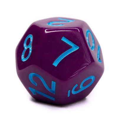 Opaque Dark Purple w/ Lt Blue Ink  