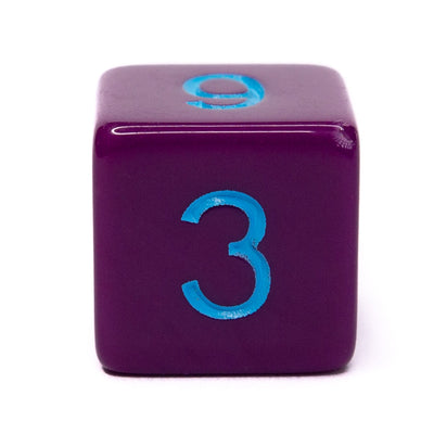 Opaque Dark Purple w/ Lt Blue Ink  