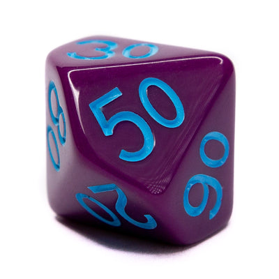 Opaque Dark Purple w/ Lt Blue Ink  