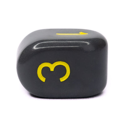 Opaque Dark Gray w/ Yellow Ink  