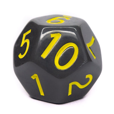 Opaque Dark Gray w/ Yellow Ink  