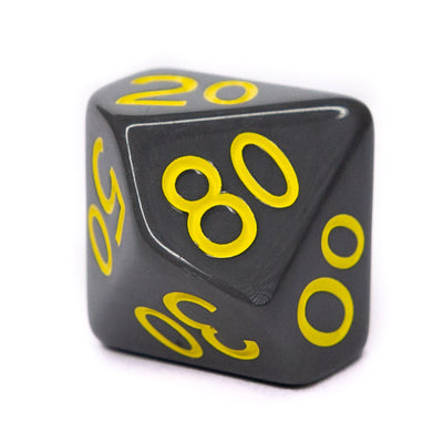 Opaque Dark Gray w/ Yellow Ink  