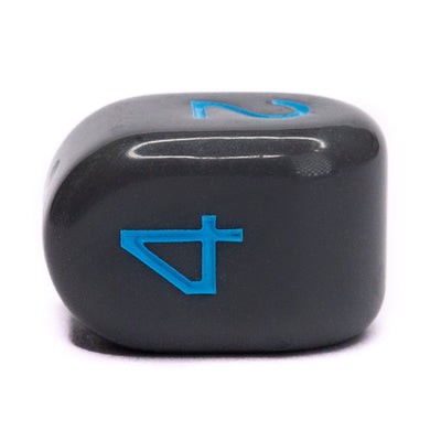Opaque Dark Gray w/ Lt Blue Ink  