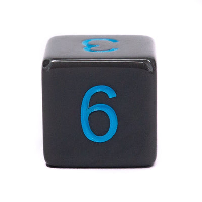Opaque Dark Gray w/ Lt Blue Ink  