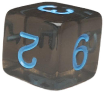 Translucent Black (Smoke) w/ Lt Blue Ink  
