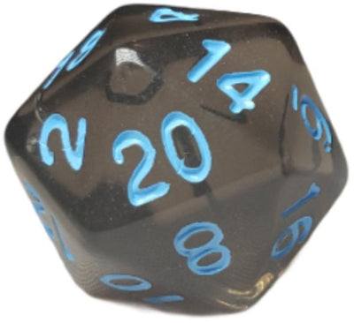 Translucent Black (Smoke) w/ Lt Blue Ink  