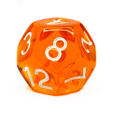 Translucent Orange w/ White Ink  
