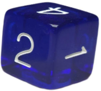 Translucent Dark Blue w/ White Ink  
