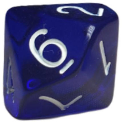 Translucent Dark Blue w/ White Ink  
