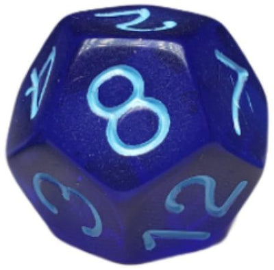Translucent Dark Blue w/ Lt Blue Ink  
