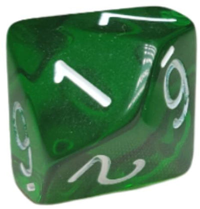 Translucent Dark Green w/ White Ink  