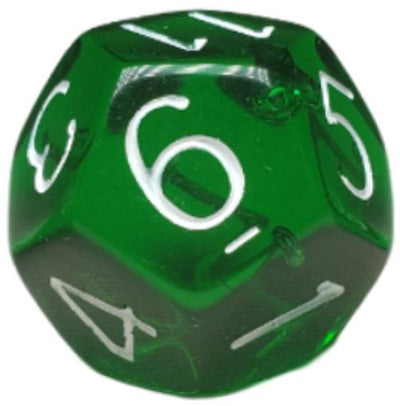 Translucent Dark Green w/ White Ink  