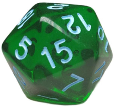 Translucent Dark Green w/ Lt Blue Ink  