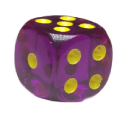 Dice d6 pipped 14mm