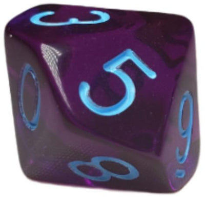 Translucent Dark Purple w/ Lt Blue Ink  