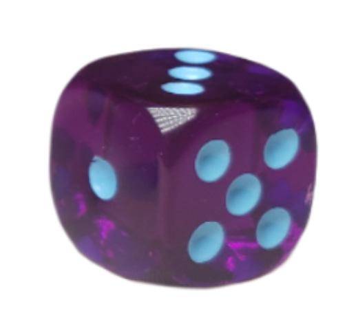 Dice d6 pipped 14mm