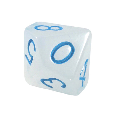 Translucent White w/ Lt Blue Ink  