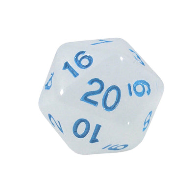 Translucent White w/ Lt Blue Ink  