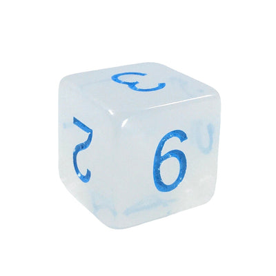 Translucent White w/ Lt Blue Ink  
