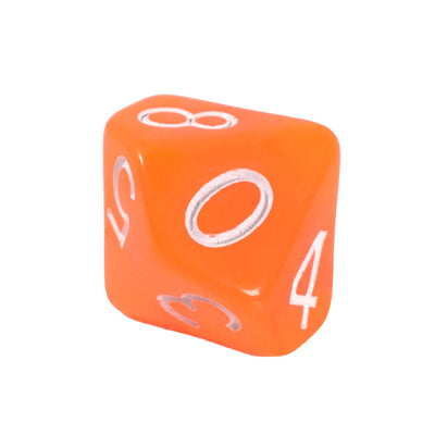 Translucent Neon Orange w/ White Ink  
