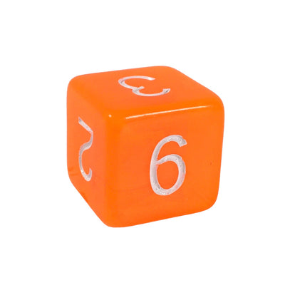 Translucent Neon Orange w/ White Ink  