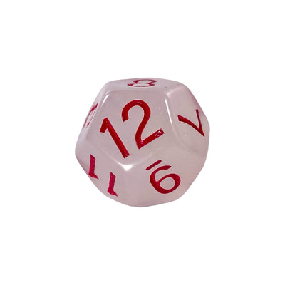 Translucent White w/ Rose Ink  