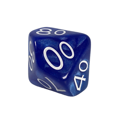 Marble Blue w/ White Ink  