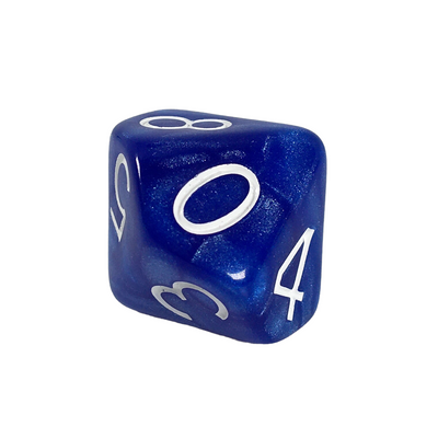 Marble Blue w/ White Ink  