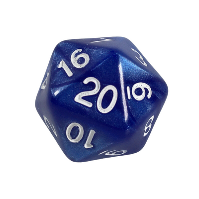 Marble Blue w/ White Ink  
