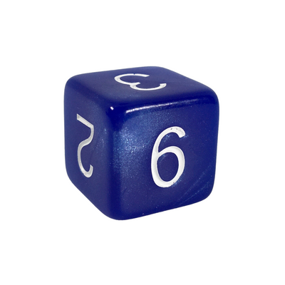 Marble Blue w/ White Ink  