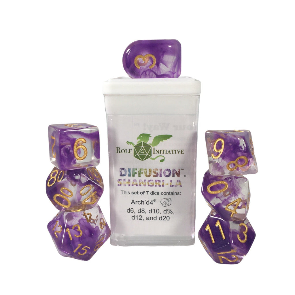 Diffusion Shangri La - Set of 7 Dice