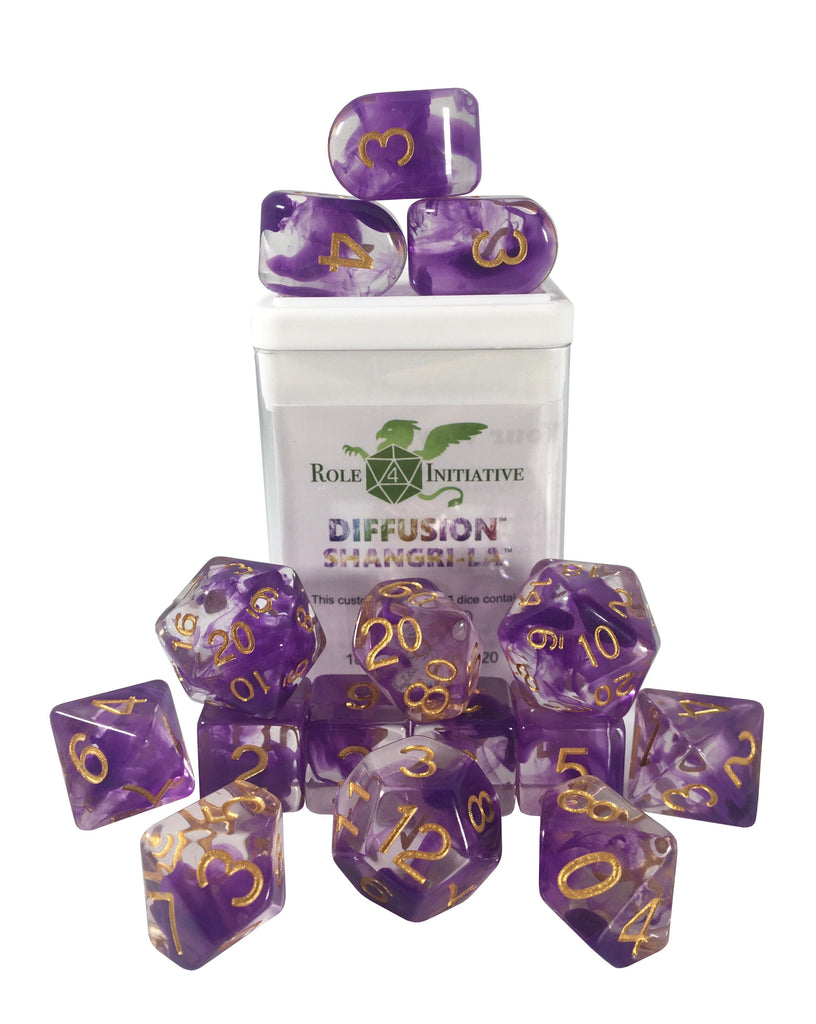 Diffusion Shangri La - Set of 15 Dice