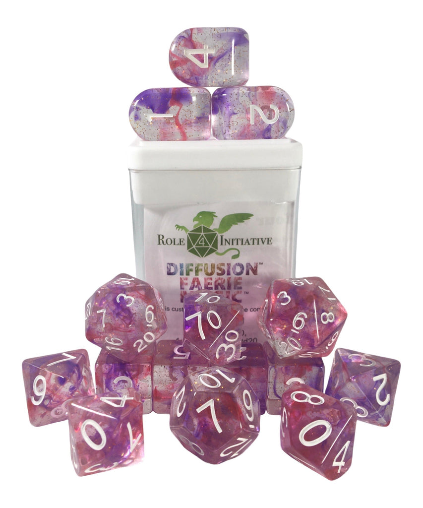 Diffusion Faerie Magic - Set of 15 Dice