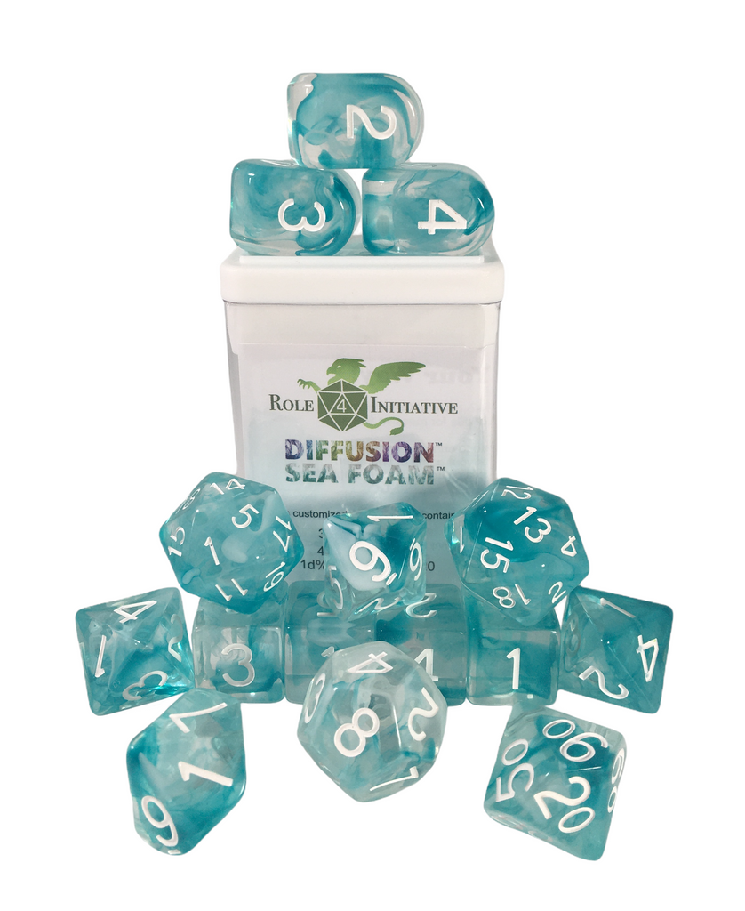 Diffusion Sea Foam - Set of 15 Dice