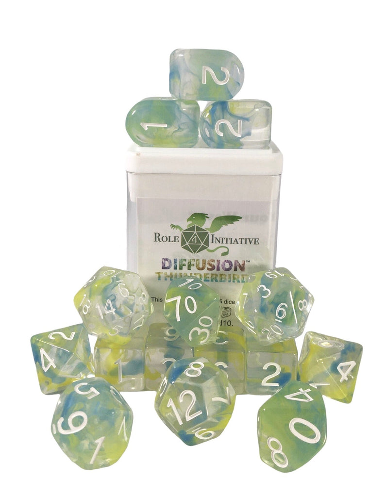 Diffusion Thunderbird - Set of 15 Dice