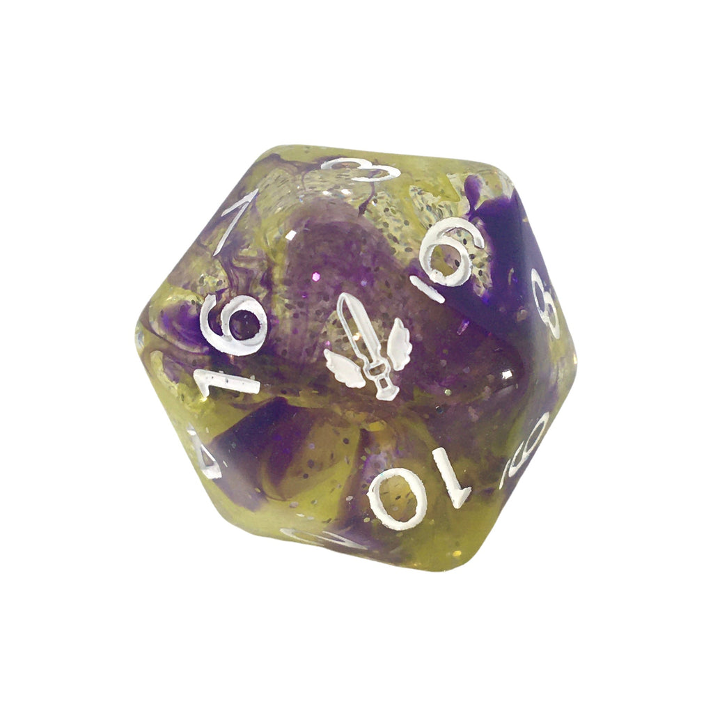 Dice XL d20 29mm w/ symbol