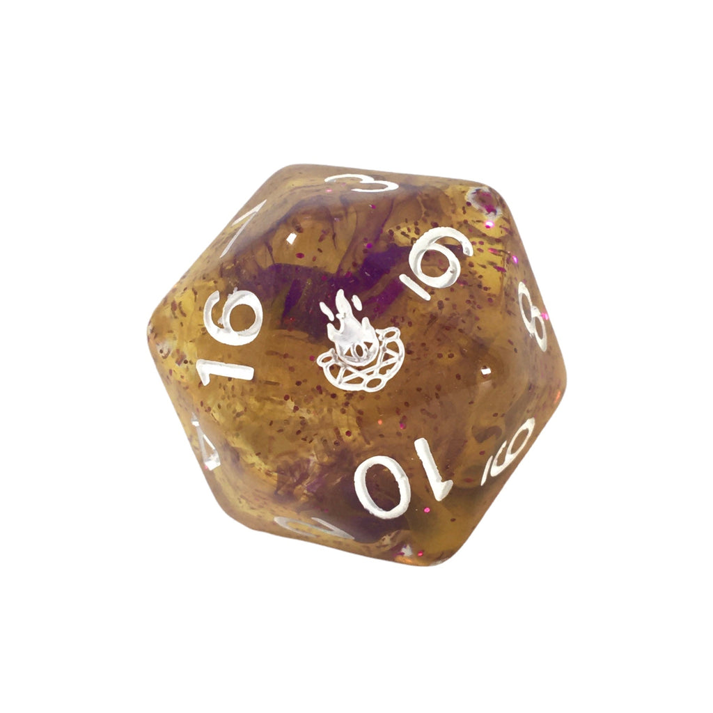 Dice XL d20 29mm w/ symbol